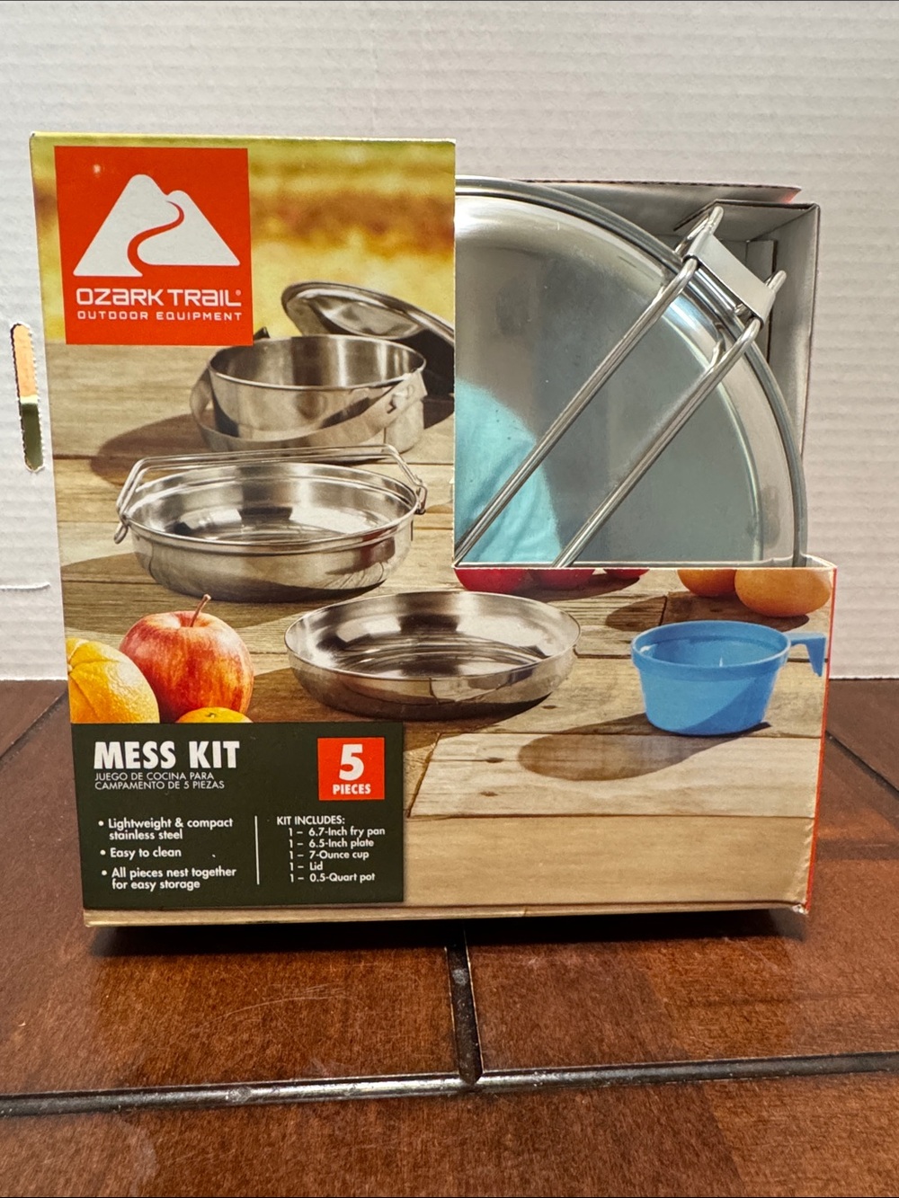 Ozark Trail Stainless Steel Mess Kit - Silver